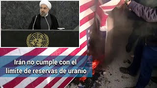 Irán revela que su "enriquecimiento diario" de uranio es superior a 2015