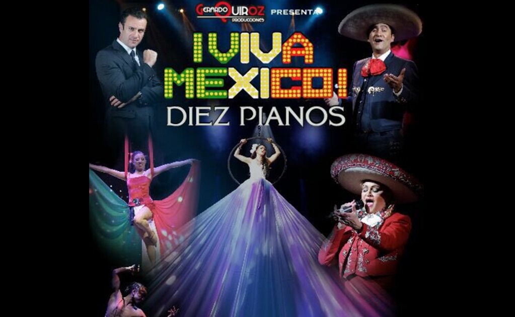 "Diez Pianos ¡Viva México!" promete espectáculo completo