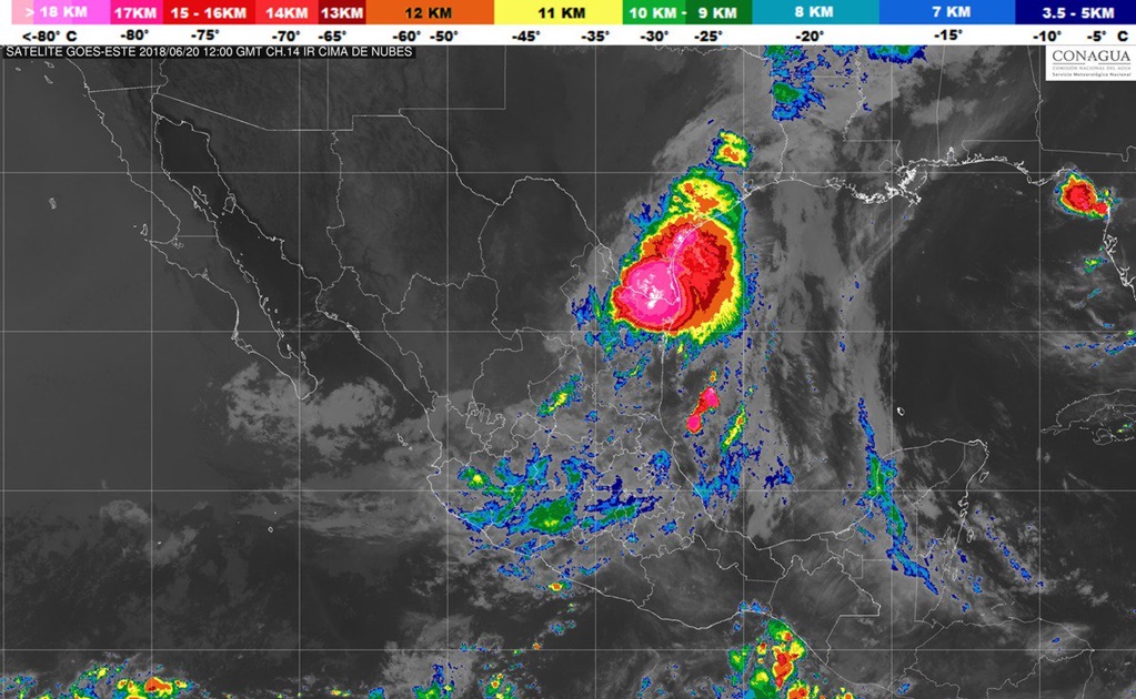 Onda tropical provoca lluvias en Jalisco y en 28 estados