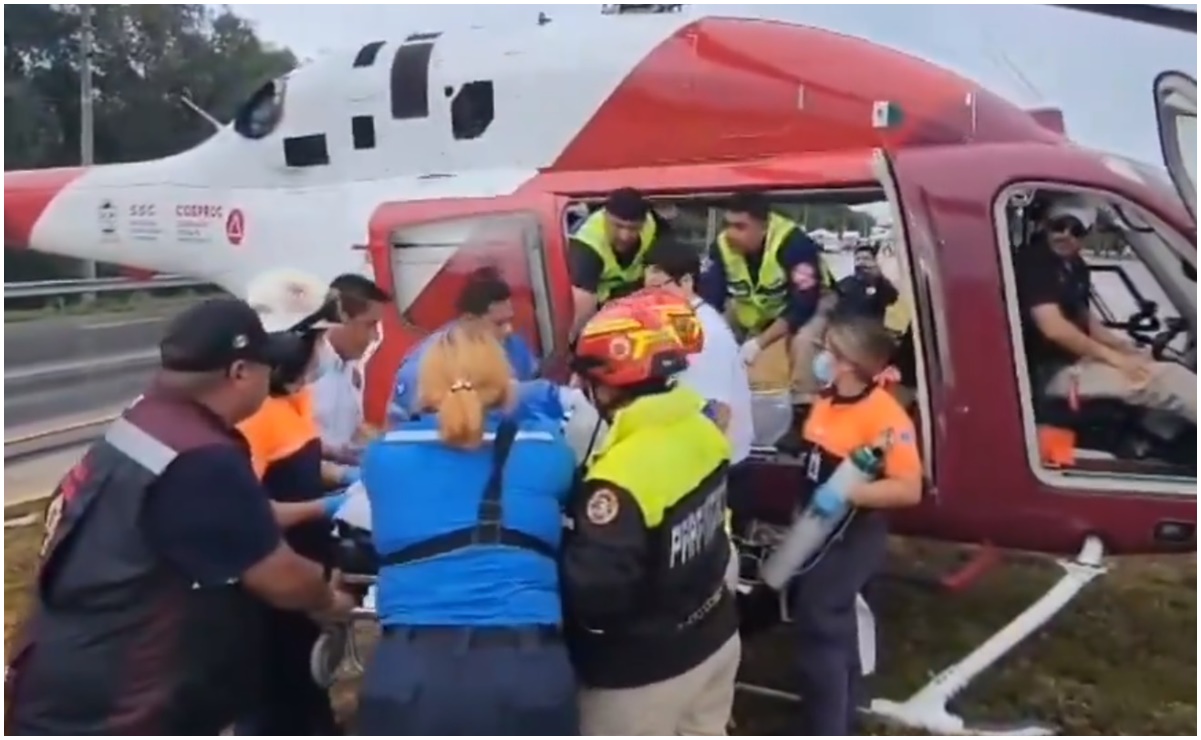 VIDEO: Fuerte accidente en la carretera Puerto Aventuras-Tulum, deja 6 personas muertas y 2 lesionadas