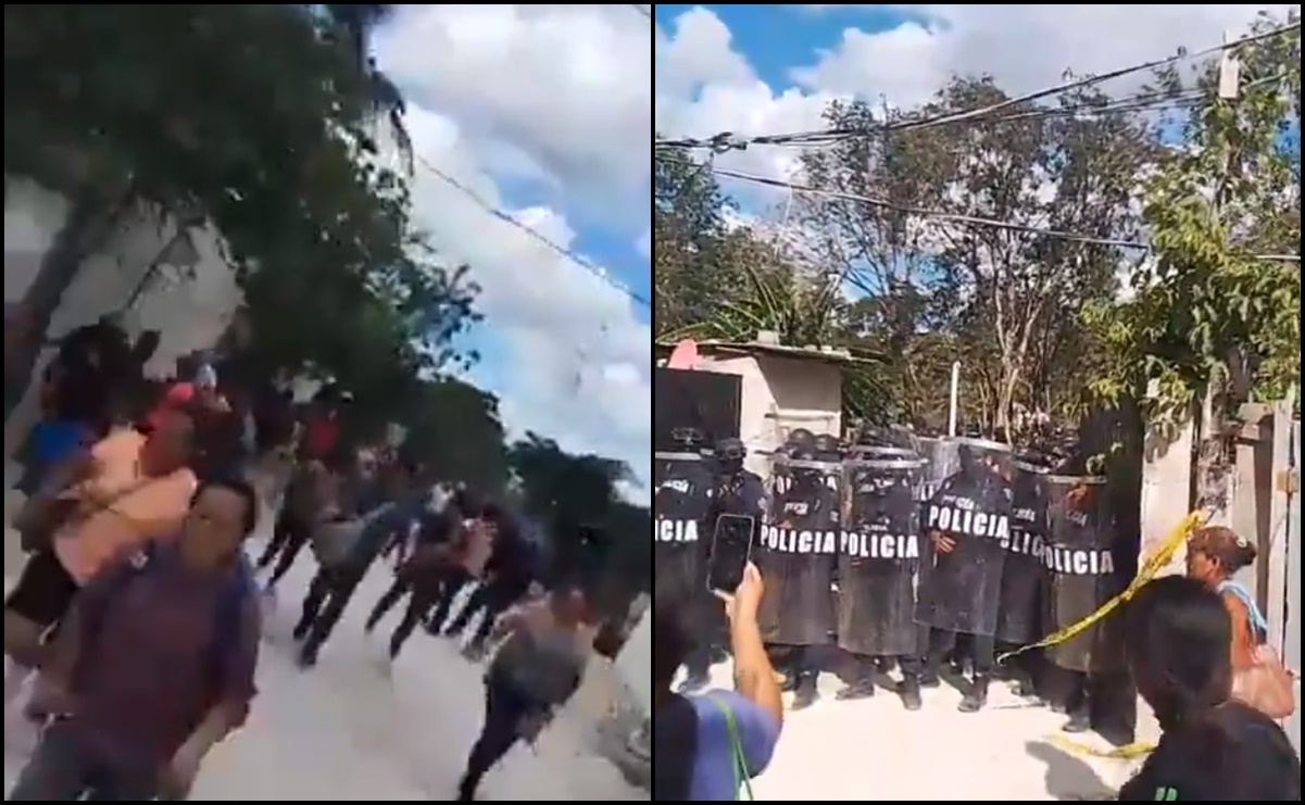 Enfrentamiento en ejido deja 8 personas detenidas en Solidaridad, Quintana Roo