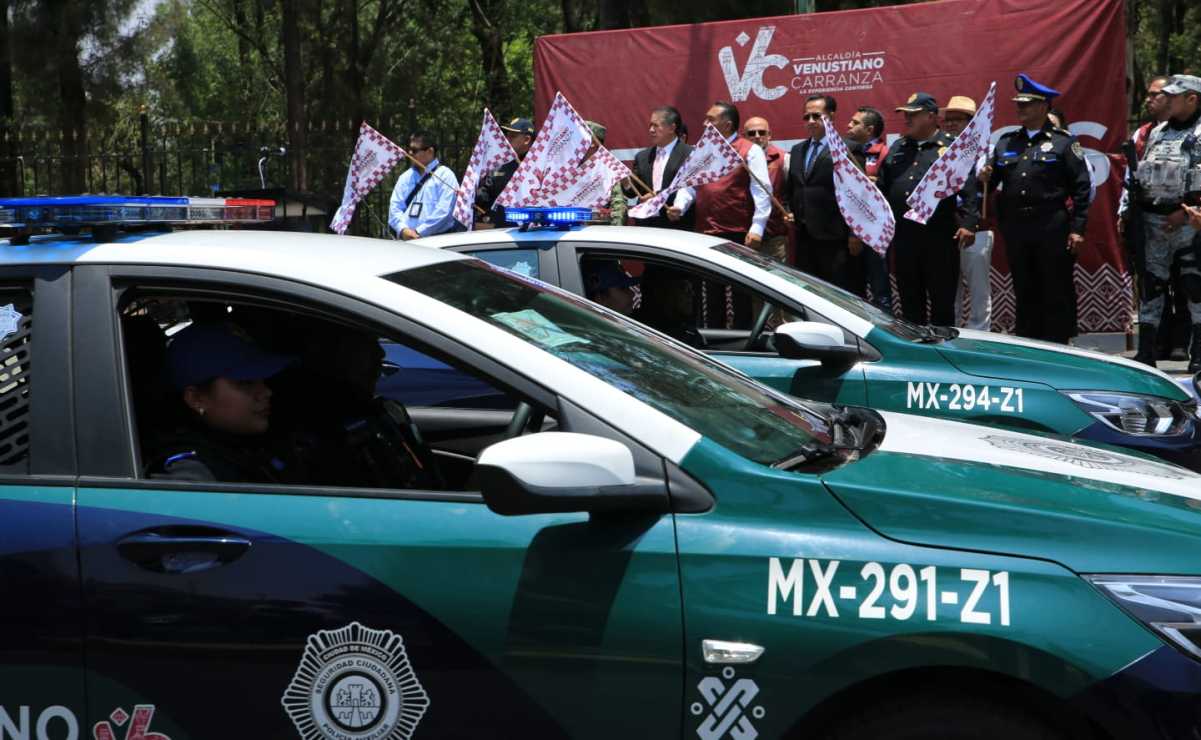 Venustiano Carranza refuerza seguridad con más de 20 vehículos policiacos