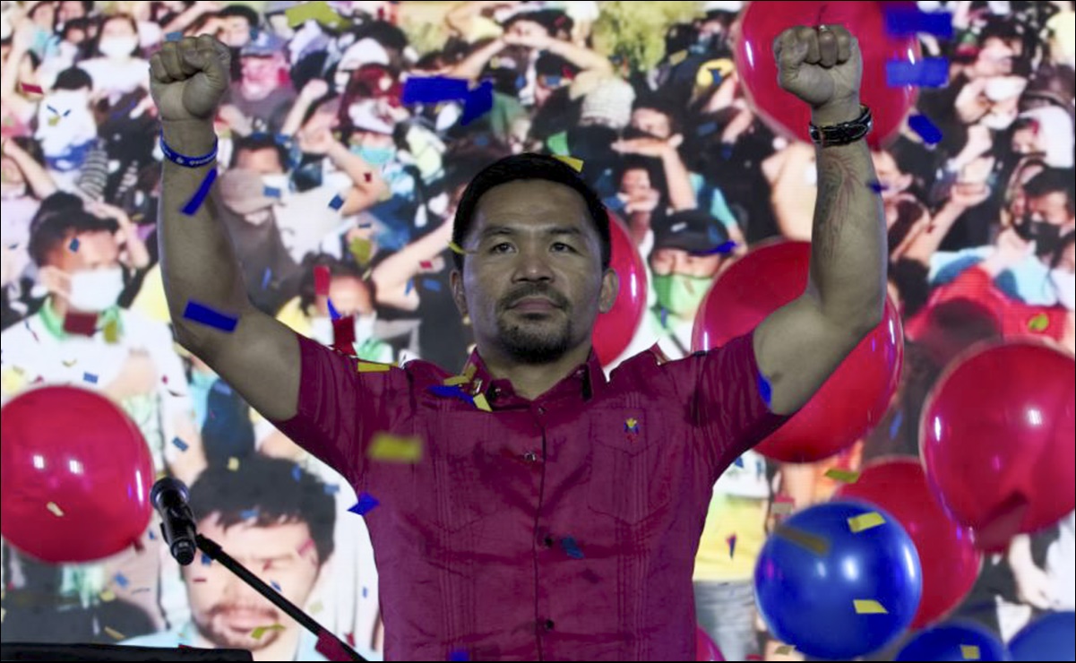 El histórico boxeador Manny Pacquiao se lanza como candidato a la presidencia de Filipinas