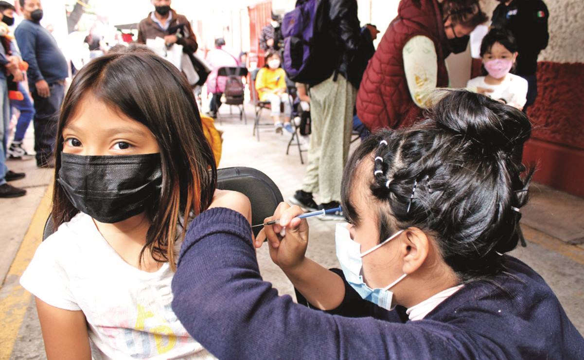 Inicia aplicación de 2da dosis de vacuna contra Covid para niños de Ecatepec