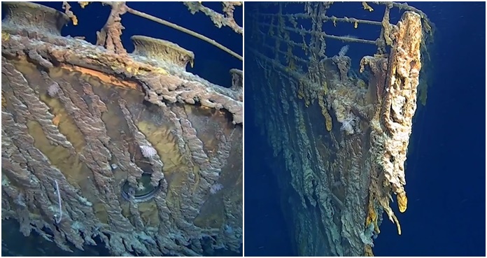 Video. Imágenes inéditas de los restos del Titanic