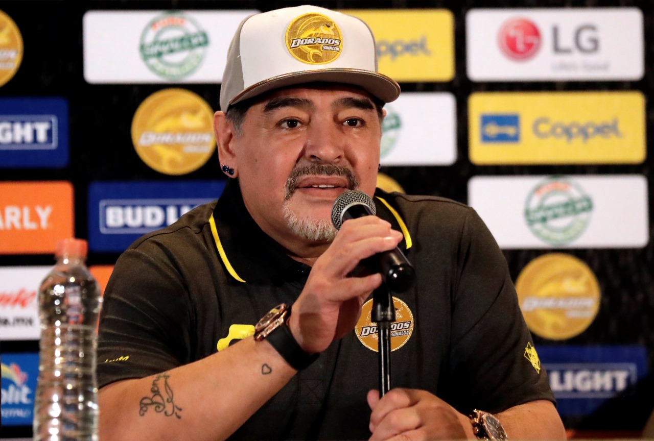 No vengo de vacaciones: Maradona