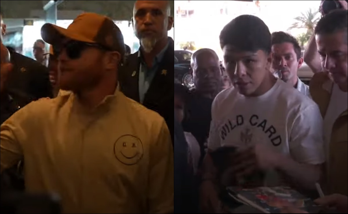 Canelo Álvarez y Jaime Munguía llegan a Las Vegas prometiendo nocaut