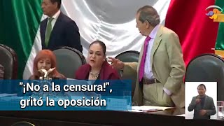 Morena censura a Muñoz Ledo y no le permite hablar en tribuna