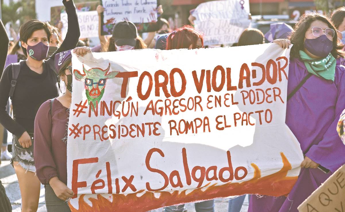 En Guerrero, una marcha sin vidrios rotos