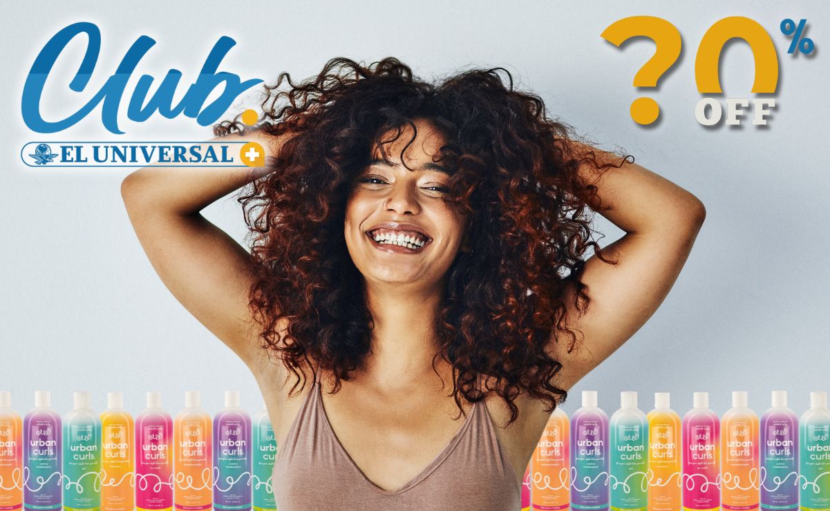 Cuida tus rizos con productos especializados como Urban Curls, en los que obtendrás un 15% de descuento con Club EL UNIVERSAL.  |  Imagen: especial.