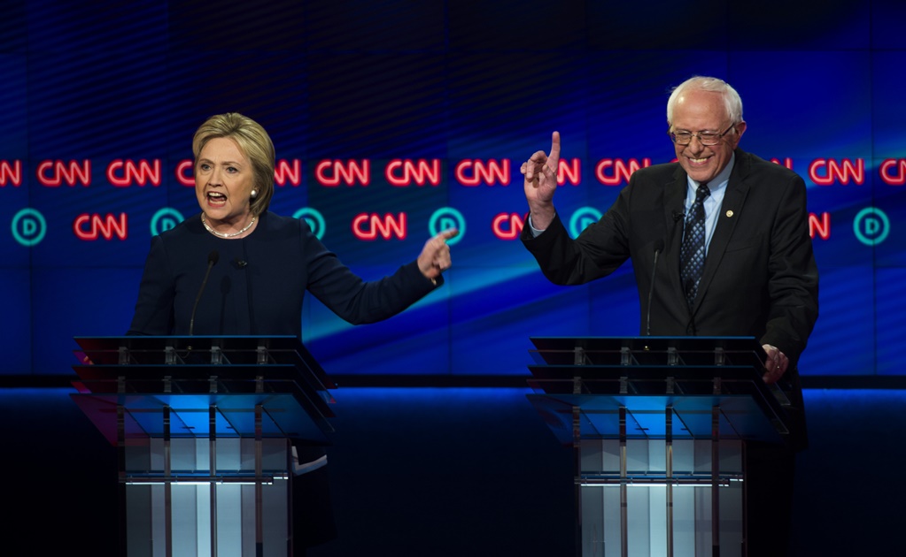Clinton y Sanders se enfrentarán hoy en crucial debate en NY