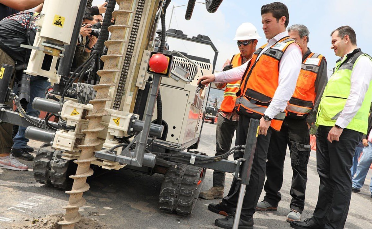 Samuel García pone en marcha construcción de la Línea 4 del Metrorrey