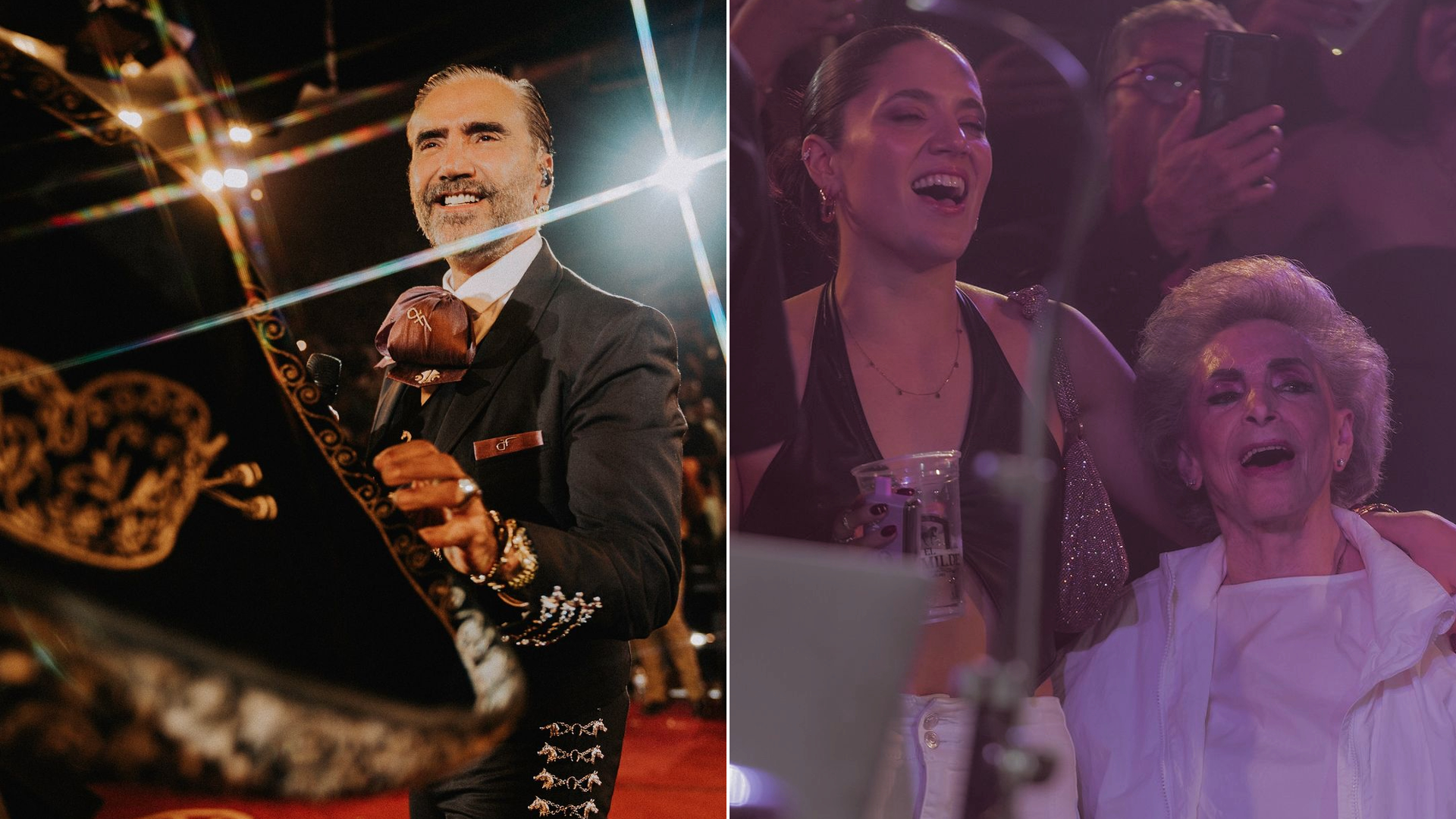 Alejandro Fernández dedica una serenata inolvidable a doña Cuquita, su mamá