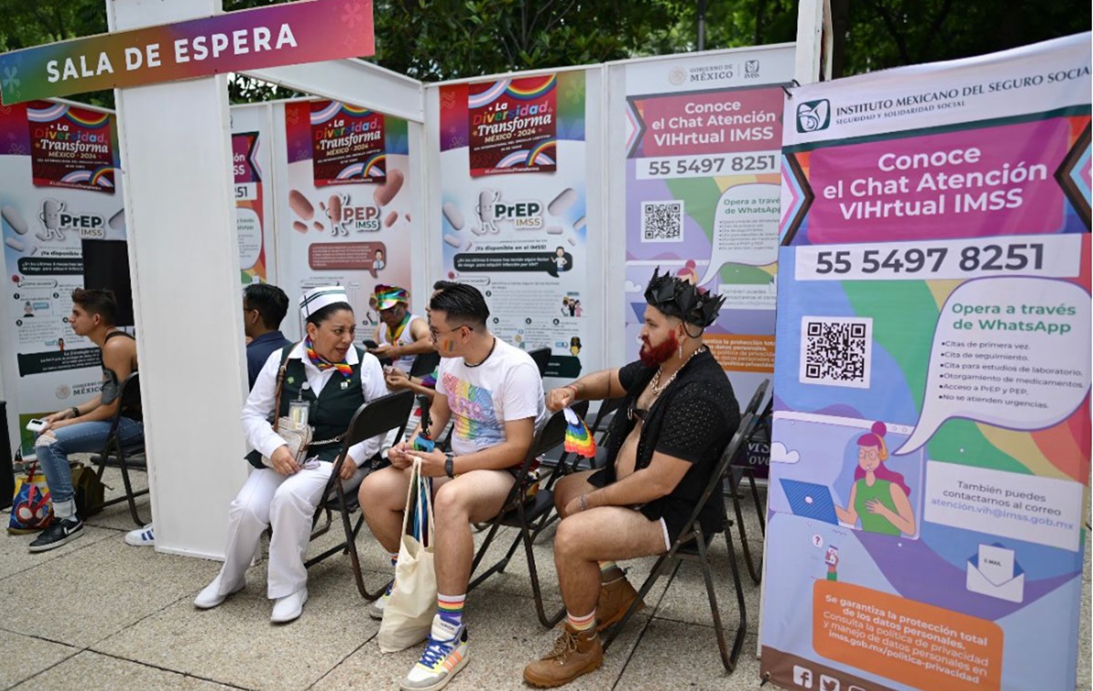 Realiza IMSS 803 pruebas para detectar VIH y hepatitis C durante marcha del orgullo LGBT+