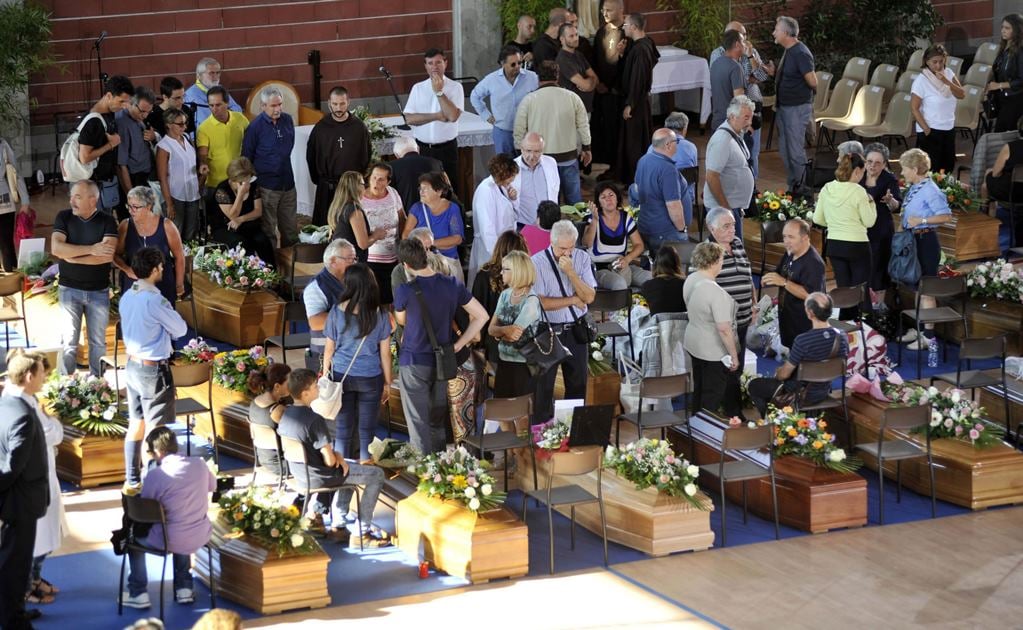 Italia realiza funeral de Estado por víctimas del terremoto