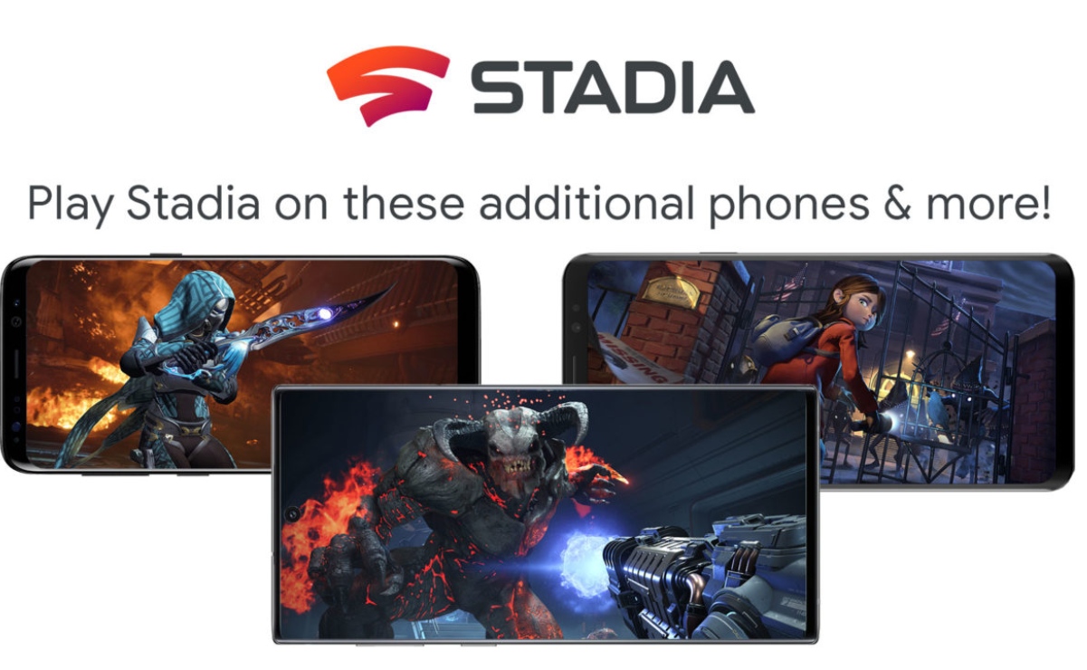 Google Stadia será compatible con teléfonos Galaxy, Asus y Razer