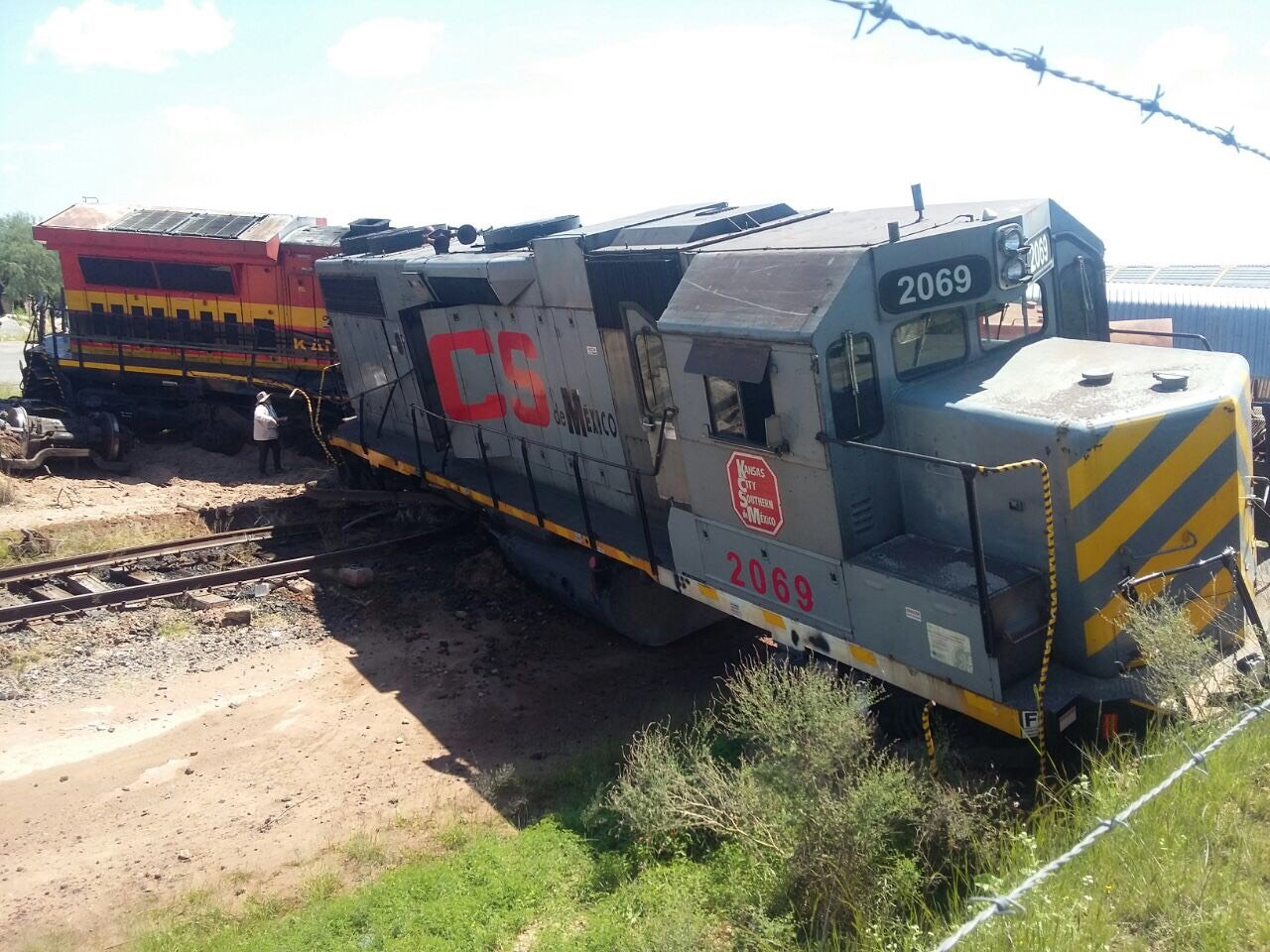 Reportan descarrilamiento de tren en Aguascalientes