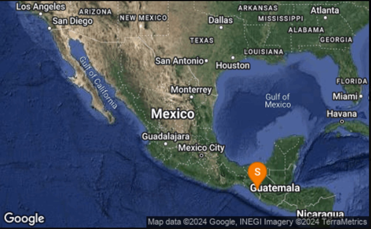 Se registra sismo de magnitud 4.5 en Comalapa, Chiapas