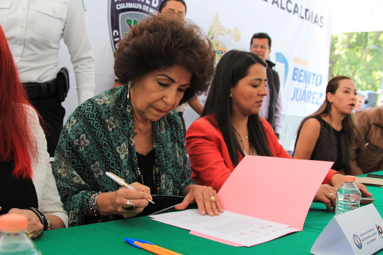 Alcaldes de la CDMX firman convenio en materia de seguridad