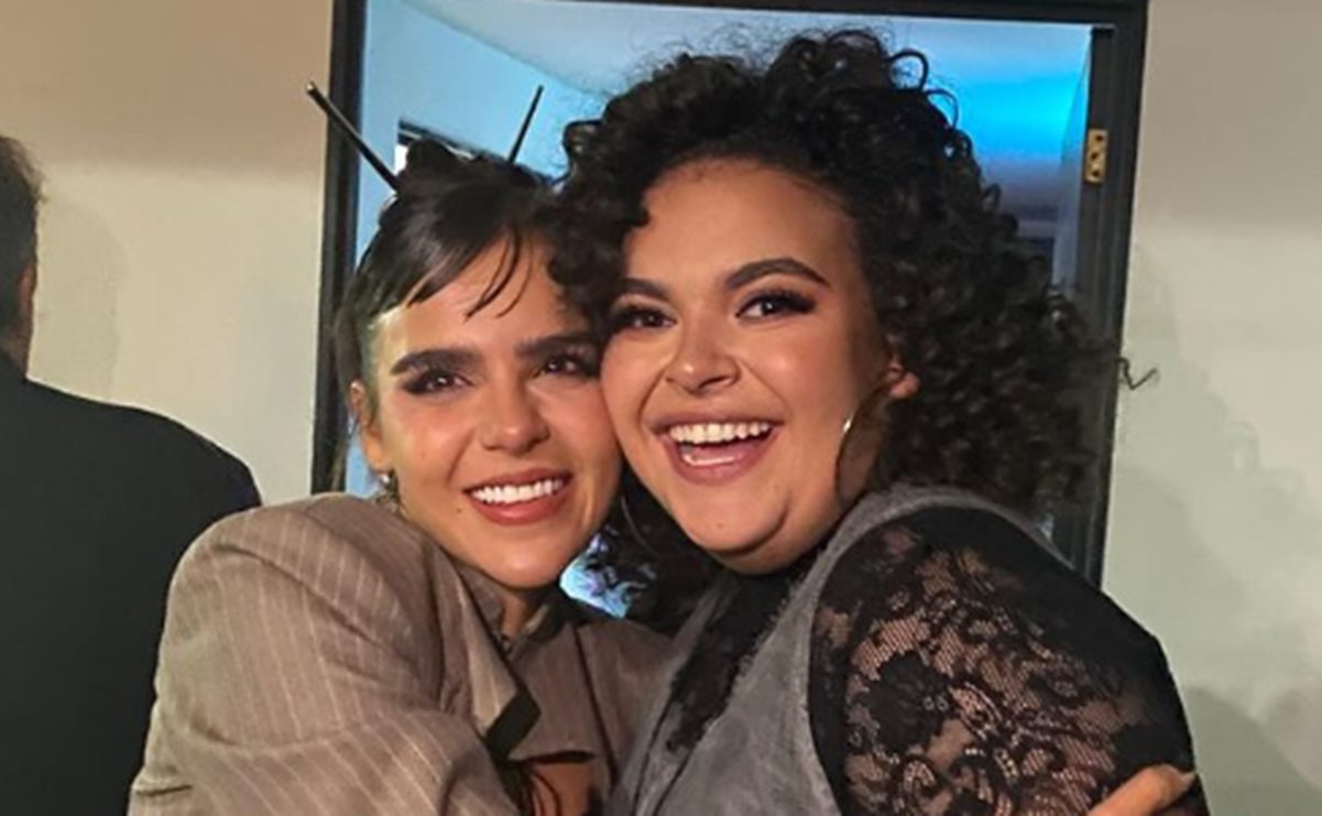 Lucero Mijares presume foto con Yuya en premiación en la que casi se cae por culpa de su vestido