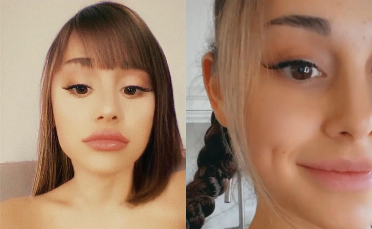 Fanática retira filtros a fotos de Ariana Grande y la muestra sin maquillaje 