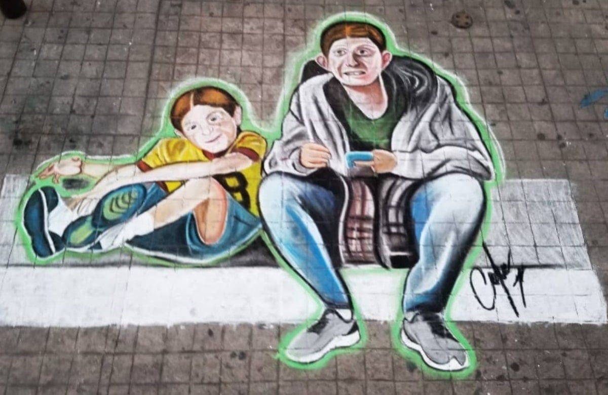 Artista urbano rinde homenaje a Octavio Ocaña y a su personaje de Benito Rivers en Sinaloa 