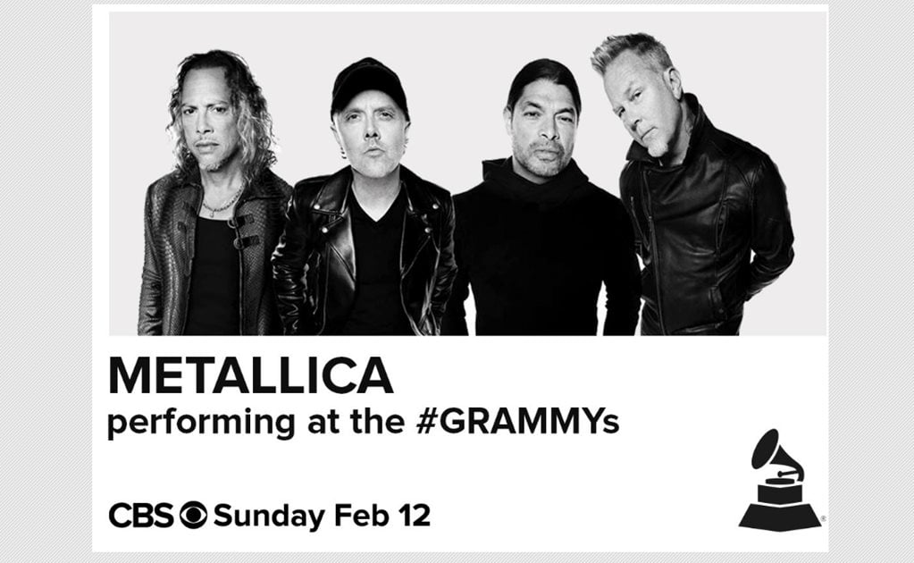 Metallica, Legend y Underwood actuarán en los Grammy 2017