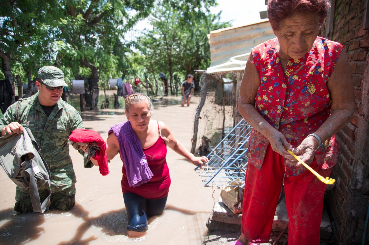 Inundaciones afectan 114 viviendas en Morelos