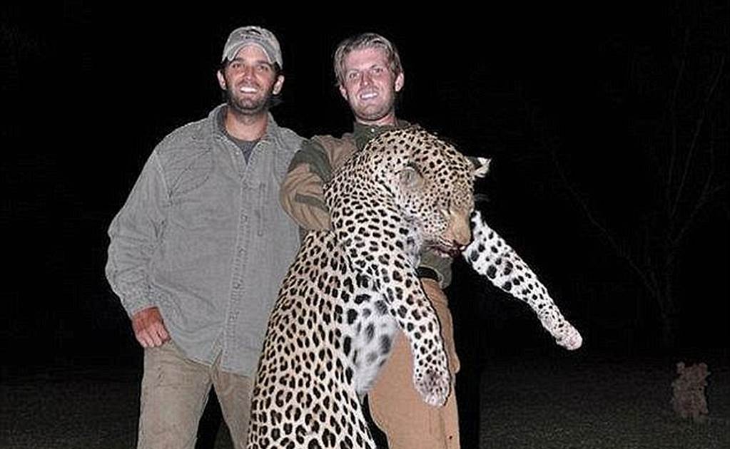 Mis hijos aman cazar, los defiende Trump