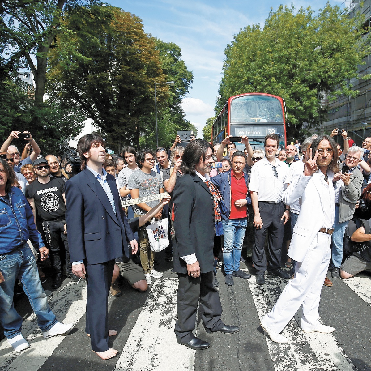 Todos quieren ser The Beatles en Abbey Road
