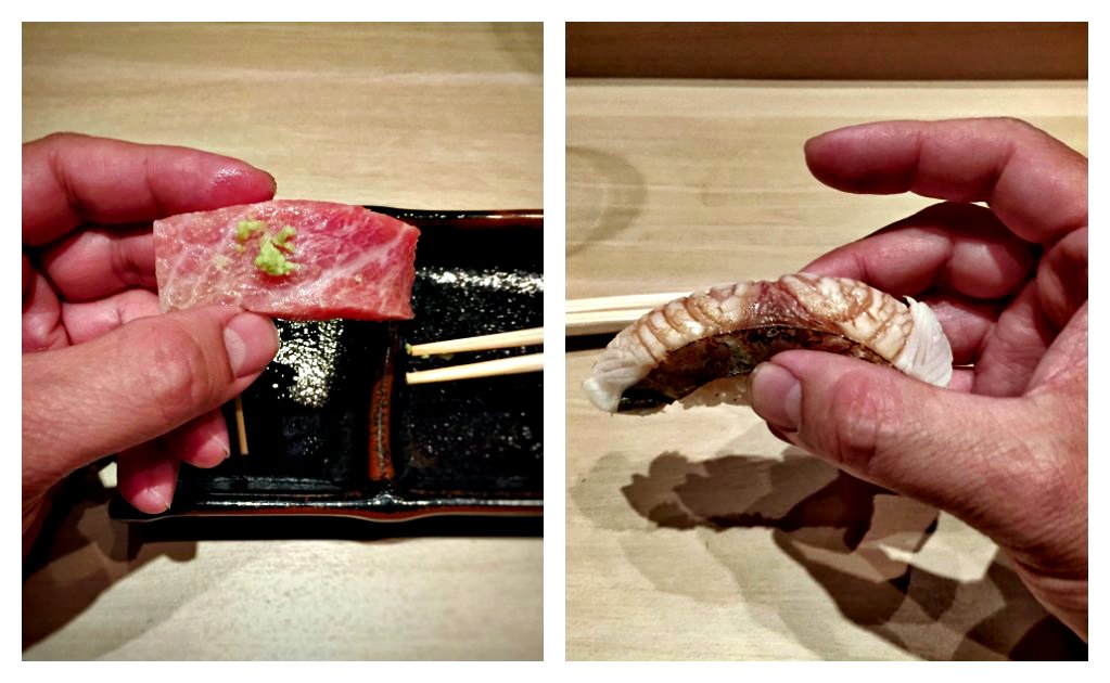 Sushi en tres movimientos