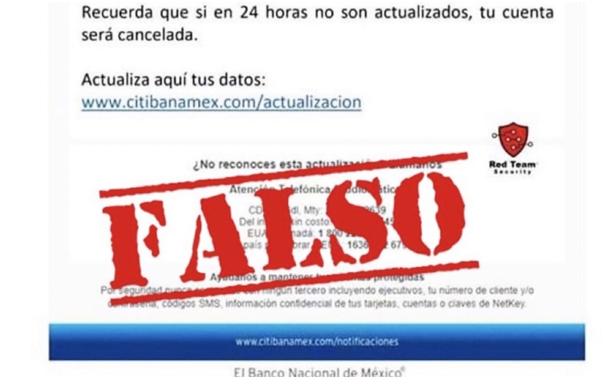 "Actualiza tus datos aquí": Circula fraude sobre Citibanamex en redes sociales 