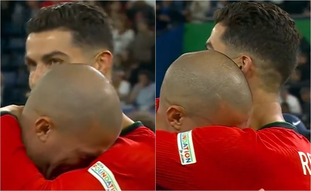 VIDEO: Cristiano Ronaldo llora con Pepe al quedar eliminados de la Eurocopa 2024