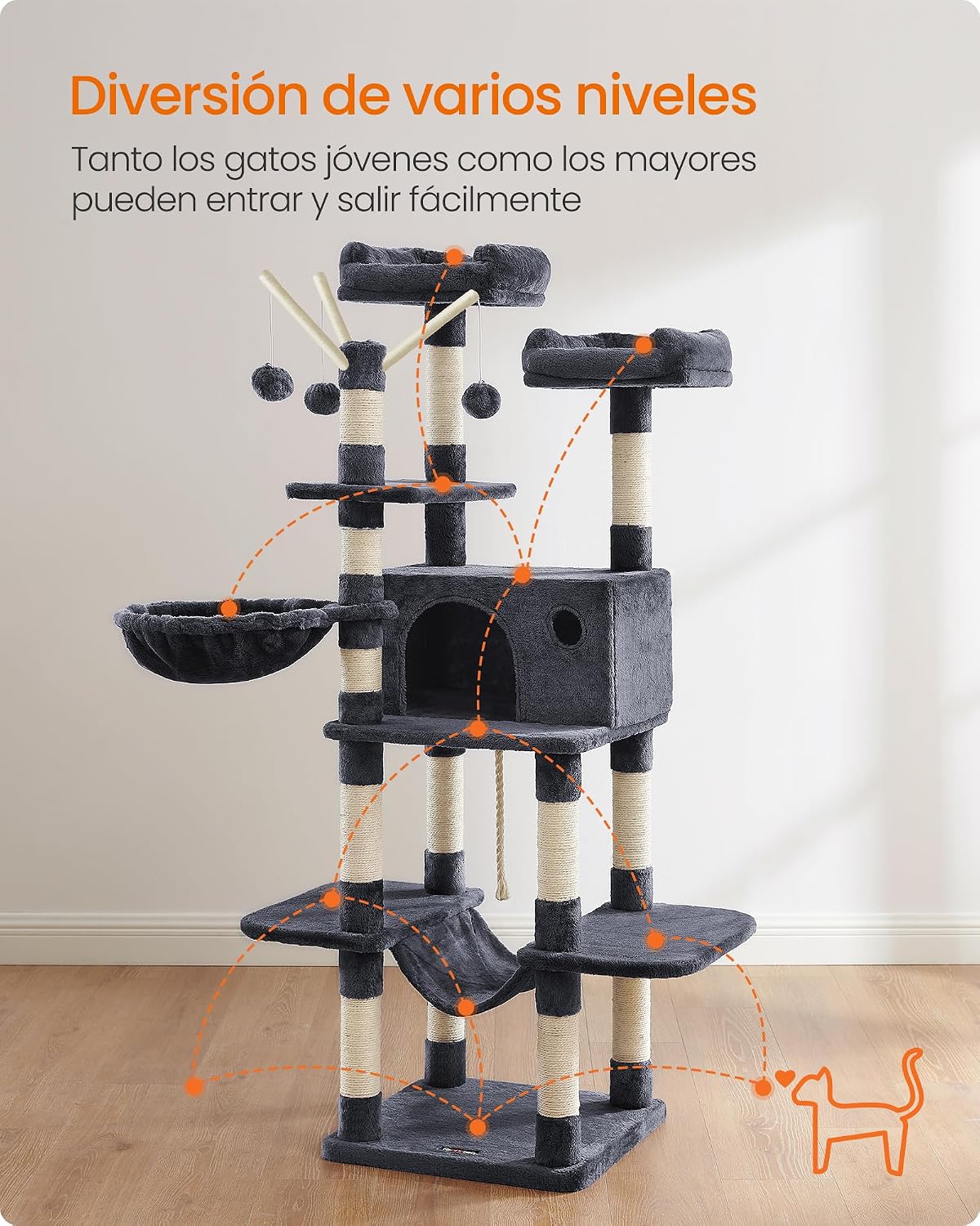Feandrea Árbol para Gatos - Foto 2