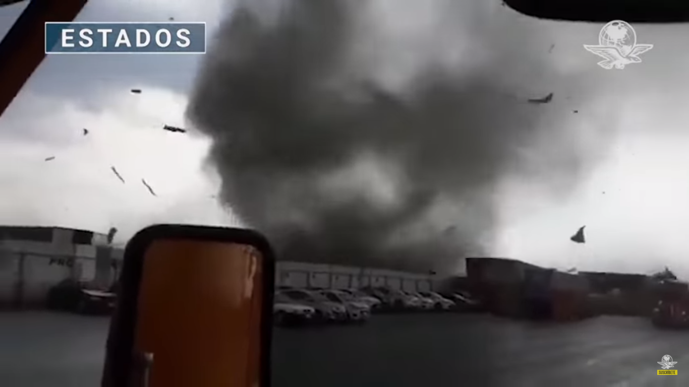 Registran tornado en Nuevo León; hay dos muertos y 3 heridos