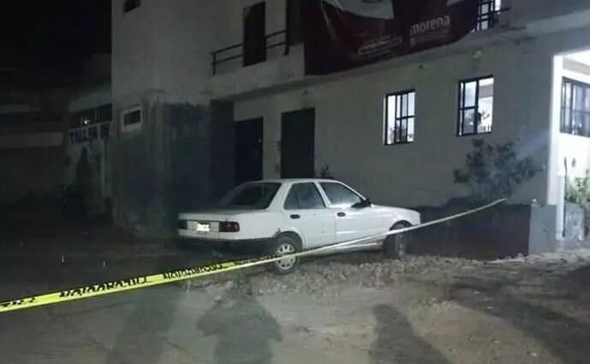 Balean casa de Nora Luciano, candidata de Morena a la presidencia municipal de Tlanchinol, Hidalgo