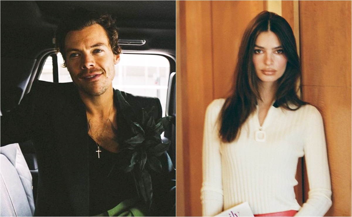 Emily Ratajkowski habla del apasionado beso que se dio con Harry Styles