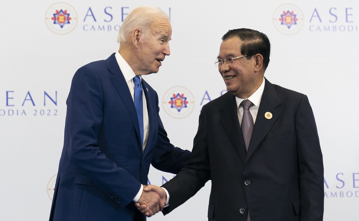Primer ministro de Camboya da positivo a Covid-19 previo a cumbre del G20; se reunió con Biden