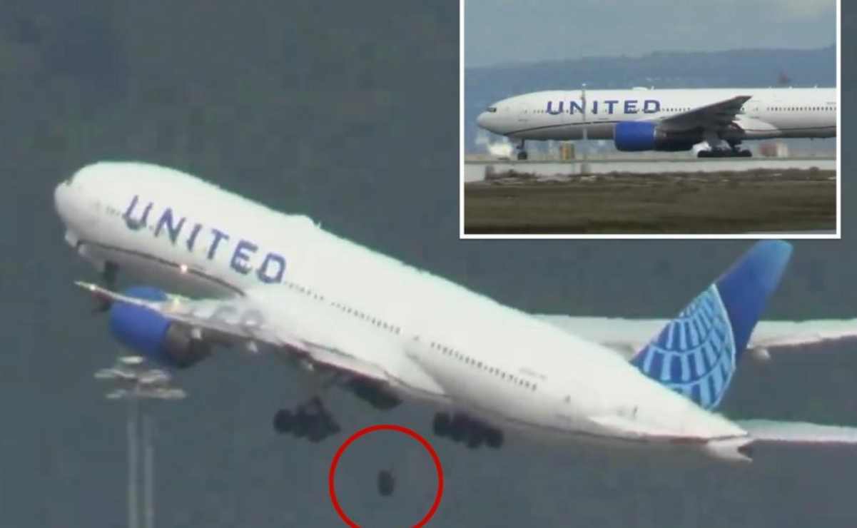 Avión Boeing de United Airlines pierde una rueda al despegar del aeropuerto internacional de Los Ángeles