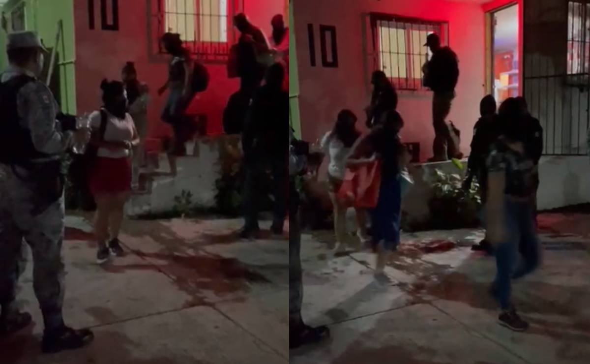 Rescatan a 5 mujeres y un menor durante cateo en inmueble donde ejercían la prostitución en Benito Juárez, Cancún