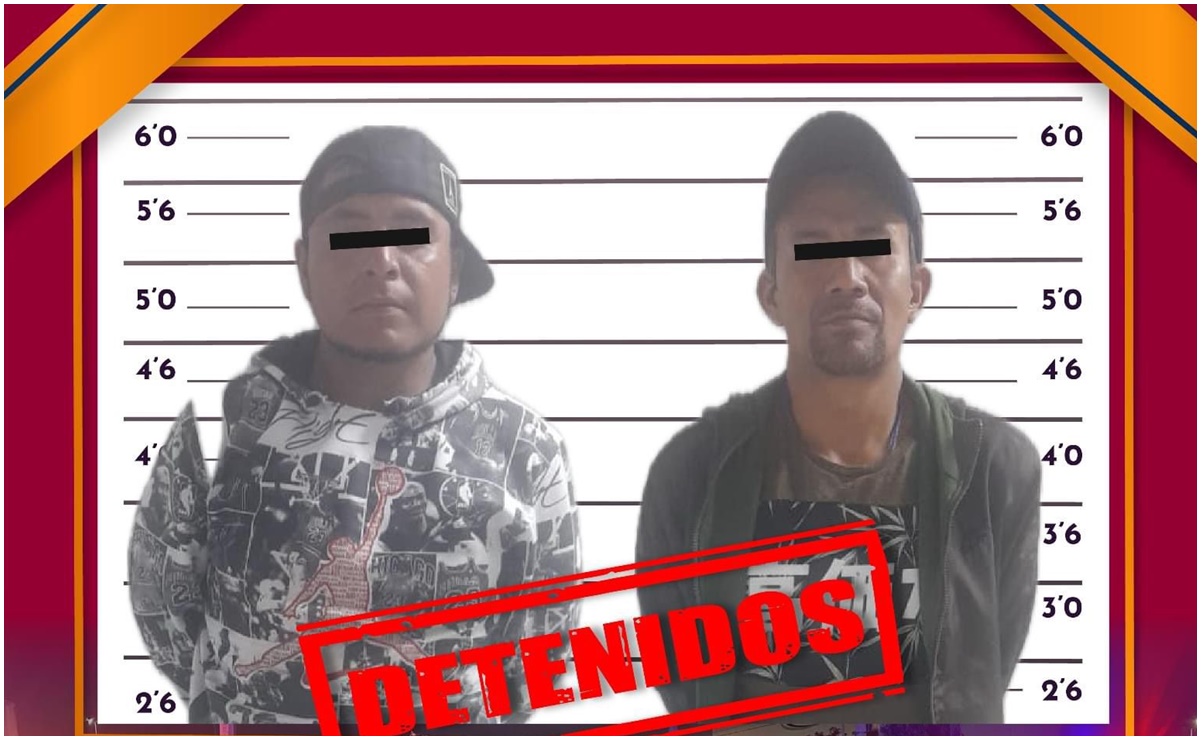 Detienen a dos sujetos que viajaban en una motocicleta con reporte de robo en Zumpango