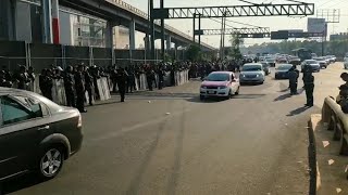 Liberan manifestantes acceso vehicular a Terminal 2 del AICM
