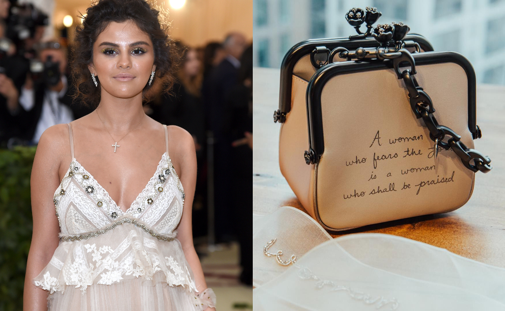 El mensaje escondido en el bolso de Selena Gomez en la MET Gala 2018