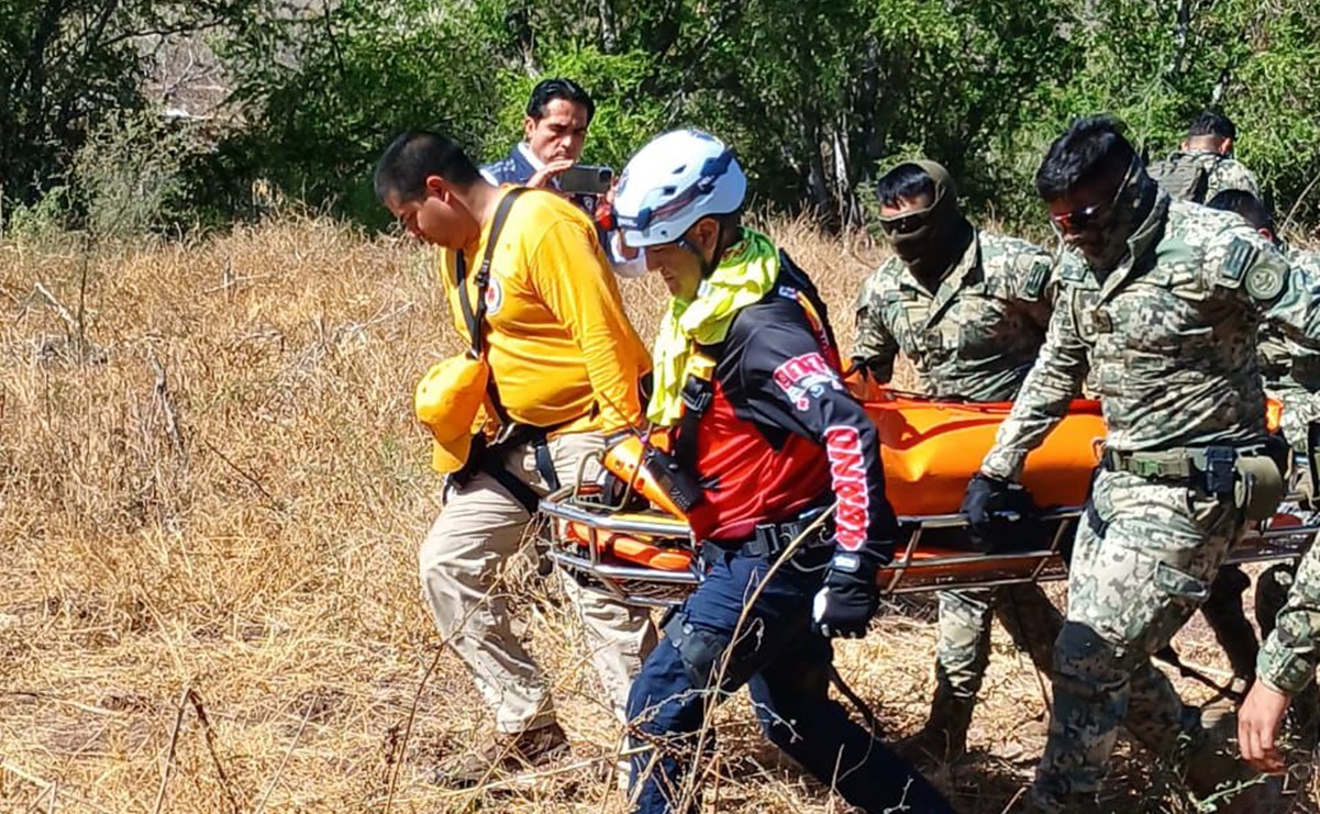 Rescatan el cuerpo de dirigenta del PRD que cayó de un cerro en Sinaloa