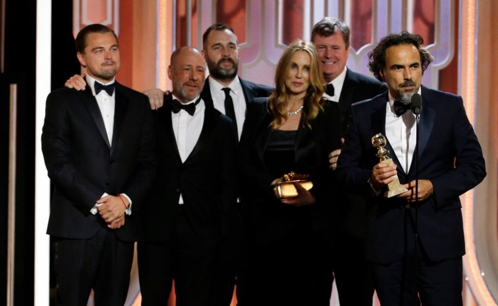 "The Revenant" gets three of the top honors at the Golden Globes