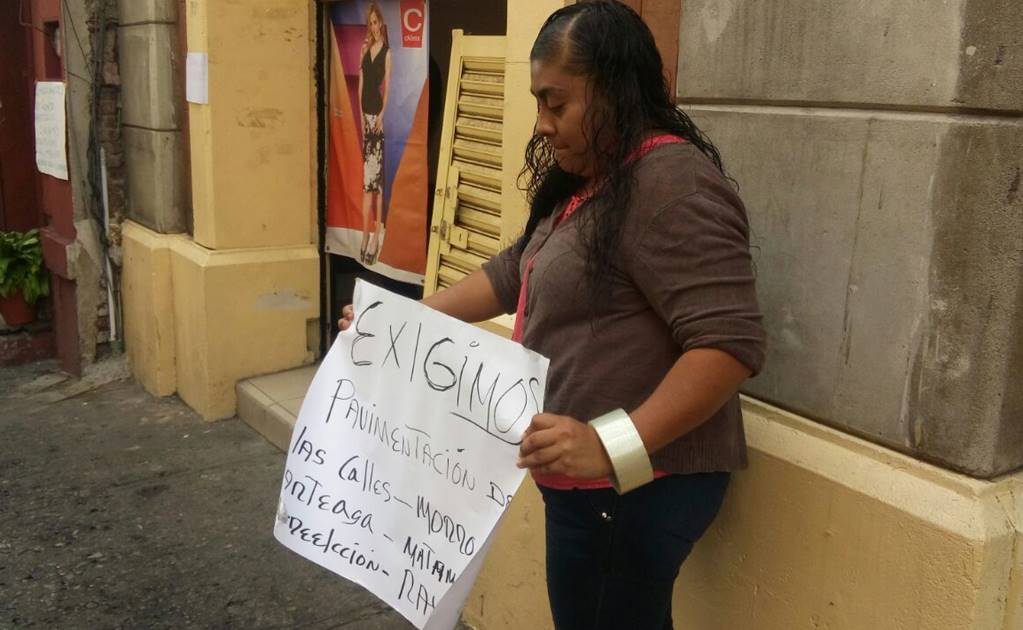 Reanudan protesta comerciantes de Cuernavaca