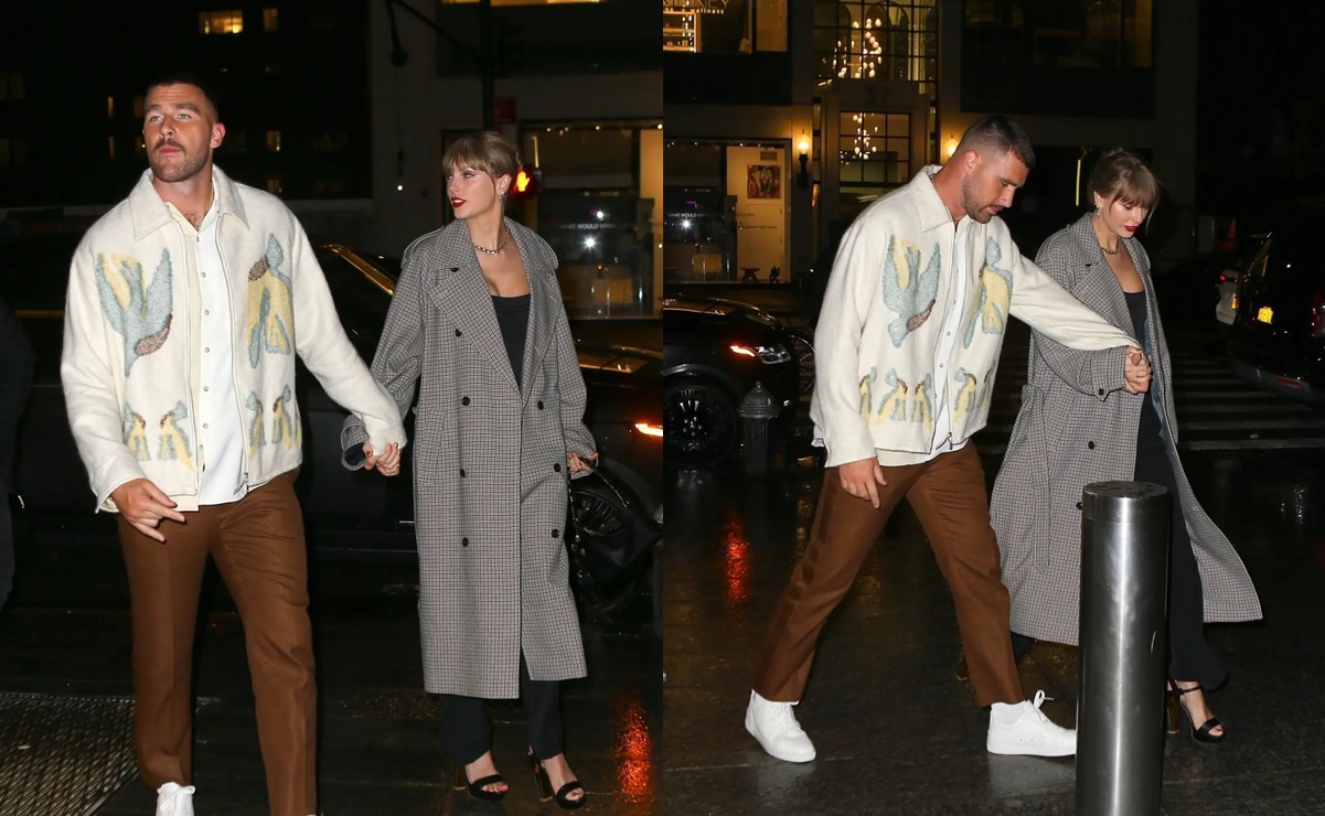 Travis Kelce y Taylor Swift caminan tomados de la mano en New York ¿Ya son novios?