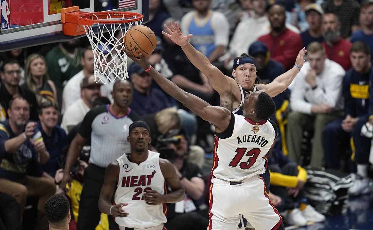 Finales de la NBA: Miami llevó el 'calor' a Denver y empató la serie