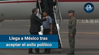 Evo Morales llega a México