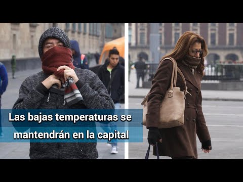 A sacar el abrigo: frío se mantiene hasta el jueves en el Valle de México